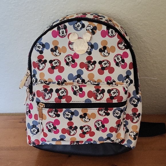 Bioworld Handbags - Disney Bioworld Colorful Mickey Mouse Backpack